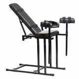 Master Series Extreme Obedience BDSM Chair - Black Cene