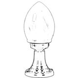 Opviq Vanjska zidna lampa BSU-68204-BSY-M2-K, 50 cm, IP65, E27, Crna | Eponuda.ba