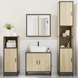  4-dijelni set kupaonskog namještaja boja hrasta sonome drveni | shoptok.hr