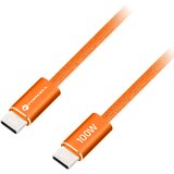  USB C na USB C kabel Forcell F-Energy QC4.0 PD 5A 100W 120 cm ACYH23 narančasti | shoptok.hr