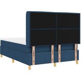  Krevet s opruga kutije s madracem Plava 160 x 200 cm tkanina | shoptok.hr