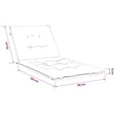  Jastučić za ležaljku GEMERT 100% poliester Svijetlo zelena. - Svjetlozelena 190 x 90 x 9 cm Poliester | shoptok.hr