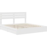  Krevet s od storage Bijelo 180 x 200 cm Konstruirano drvo | shoptok.hr