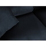 Cosmopolitan Design Tamno plava baršunasti sklopiva/s prostorom za odlaganje kutna garnitura (s desnim kutom/u obliku slova L) Kyoto – | shoptok.hr