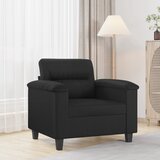 vidaXL Fotelj črn 60 cm umetno usnje Cene