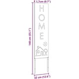  Privatnost u vrtu Rezbarija Rđa 32 x 140 cm Otporni čelik | shoptok.hr
