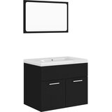  Set kupaonskog namještaja od iverice crni | Eponuda.com