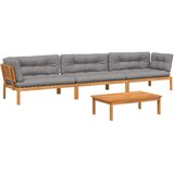  4-dijelni set vrtnih sofa od paleta s jastucima od drva bagrema | Eponuda.ba