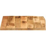 Stolna ploča 40 x 40 x 2,5 cm masivno drvo manga sa živim rubom | shoptok.hr