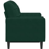  Dvosjed s ukrasnim jastucima tamnozeleni 120 cm baršunasti | shoptok.hr
