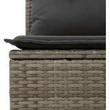 vidaXL 12-dijelni set vrtnih sofa od poliratana s jastucima sivi | shoptok.hr