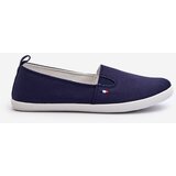 EVENTO Women's Navy Slip-On Canvas Sneakers Adrancia | shoptok.hr