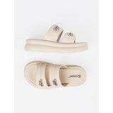 SEASTAR Light beige women's platform flip-flops | shoptok.hr