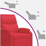  Fotelja s nagibom Crvena Umjetna koža | shoptok.hr