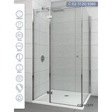 Copen tuš kabina C-02-3120/3080 fonta srebrni ram 120x80x195cm providno staklo