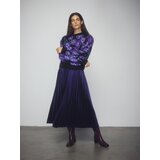 Reserved Plisirana midi suknja - mornarsko plava | shoptok.hr