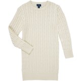Polo Ralph Lauren SWEATER DRESS Bijela Cijene