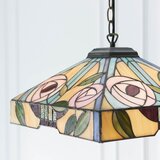 Endon 64385 - Luster na lancu Tiffany WILLOW 1xE27/60W/230V prečnik 35 cm | Eponuda.com