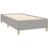  Okvir za krevet bez madraca svjetlosivi 80x200 cm od tkanine | shoptok.hr
