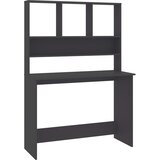  Radni stol s policama sivi 110 x 45 x 157 cm od iverice | Eponuda.ba