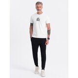 Ombre Men's jogger sweatpants - black Cene