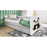  Drveni dječji krevet PANDA 2 s ladicom - 180x80 cm bijeli | shoptok.hr