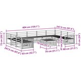  Setovi sofa 10 pcs Prirodna Čvrsto drvo akacije | shoptok.hr