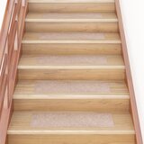 vidaXL Samoljepljivi otirači za stepenice 15 kom 76x20 cm svjetlosmeđi Cijene