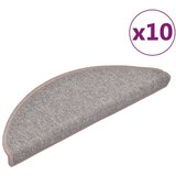  Preproge za stopnice 10 kosov 65x24x4 cm svetlo rjave, (20980936) | Shoptok.si