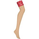 Obsessive - čipkasta podvezica (crvena) - L/XL | shoptok.hr