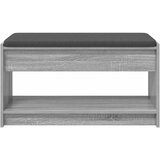  Klupa za hodnik s jastukom Sivi Sonoma 83 x 38 x 45 cm | shoptok.hr