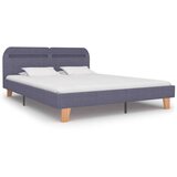  Okvir kreveta s LED bez madraca svjetlosiva tkanina 150x200 cm | shoptok.hr