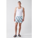Avva Men's Multicolour Quick Dry Printed Standard Swimwear Marine Shorts Cene