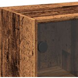  Visoka komoda s vratima boja drva 68x37x142cm konstruirano drvo | shoptok.hr