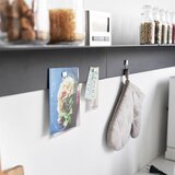 YAMAZAKI Črna kovinska polica 90 cm – | Shoptok.si
