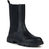 Geox Zimski škornji J Junette Girl J36HVE 0BCNH C9999 D Black Cene
