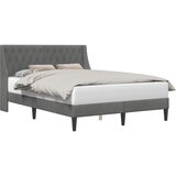  Okvir za krevet Tamnosiva 137 x 190 cm Baršun - Dupli | shoptok.hr