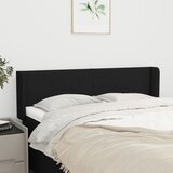vidaXL Uzglavlje s ušima crni 147x16x78/88 cm od tkanine Cijene