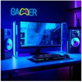 Manta LED svjetleća oznaka GAMER, 35x11.8cm, plexi, multicolor SNL62MT | shoptok.hr