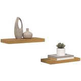  Polica na zidu Zidne 2 pcs Bež 50 x 23 x 4 cm Konstruirano drvo | shoptok.hr