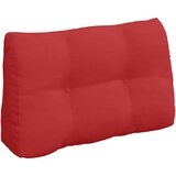 vidaXL Poglavni vzglavnik Rdeča 80 x 24 x 50 cm blago | Shoptok.si