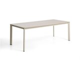 Kave Home Vrtna miza s kamnito mizno ploščo 100x220 cm Anafi – Cene