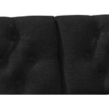 vidaXL Tapecirano vzglavje Črna 160 cm Masivno borovo les | Shoptok.si