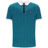 Fila BB1 Classic Striped Polo Shirt Deep Lagoon/Gardenia/Black Zelena | shoptok.hr