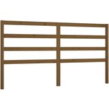  Posteljno vzglavje medeno rjavo 206x4x100 cm trdna borovina, (20648364) | Shoptok.si