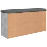  Klupa za cipele siva boja betona 102x32x50 cm konstruirano drvo | shoptok.hr