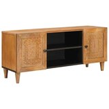 vidaXL TV ormar Svjetlosmeđa 105 x 33 x 46 cm masivno drvo manga | shoptok.hr