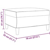  3-dijelni set sofa s jastucima krem baršunasti | shoptok.hr