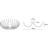 Opviq lights Bela stropna svetilka ø 56 cm Aspendos – | Shoptok.si