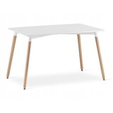 Stolna Garnitura ADRIA 120x80 Bijela + 4 Crne Stolice | shoptok.hr